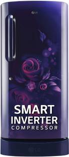 LG 205 L Direct Cool Single Door 4 Star Refrigerator with Base Drawer  with Smart Inverter Compressor, Humidity Controller & Moist 'N' Fresh