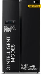 realme TechLife 584 L Frost Free Side by Side Refrigerator  with Farm Fresh Technology, Inverter Compr...