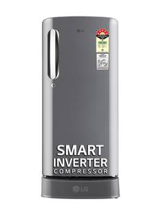 LG 185 L Direct Cool Single Door 5 Star Refrigerator with Base Drawer  with Smart Inverter Compressor,...