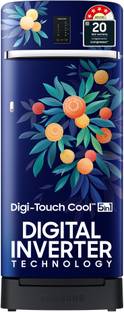 Samsung 215 L Direct Cool Single Door 4 Star Refrigerator with Base Drawer  with Digi-Touch Cool Digital Inverter with Display