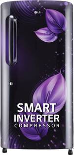 LG 205 L Direct Cool Single Door 4 Star Refrigerator  with Smart Inverter Compressor, Humidity Controller & Moist 'N' Fresh