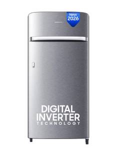 Samsung 189 L Direct Cool Single Door 5 Star Refrigerator with Digital Inverter, Single Touch Defrost...