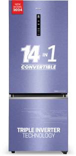 Haier 325 L Frost Free Double Door Bottom Mount 3 Star Convertible Refrigerator  with Convertible 14-in-11 hour IcingDigital Control Panel