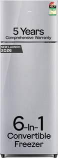 Godrej 223 L Frost Free Double Door 3 Star Refrigerator  with 6-in-1 Freezer Convertible 30 Days Farm ...