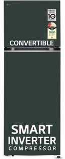LG 272 L Frost Free Double Door 2 Star Convertible Refrigerator  with Smart Inverter Compressor and Mu...