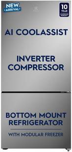 Electrolux 496 L Frost Free Double Door Bottom Mount 1 Star Refrigerator