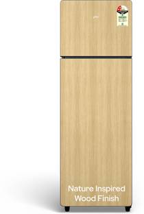 Godrej 244 L Frost Free Double Door 2 Star Refrigerator  with Wood Finish and Advanced Inverter Technology