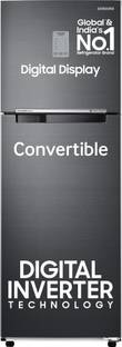 Samsung 256 L Frost Free Double Door 3 Star Convertible Refrigerator  with Digital Inverter and Display