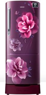 SAMSUNG 183 L Direct Cool Single Door 4 Star Refrigerator with Base Drawer  with Digital Inverter