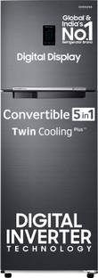 Samsung 322 L Frost Free Double Door 3 Star Refrigerator  with Digital Inverter, Convertible 5-in-1 and Display