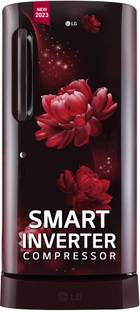 LG 205 L Direct Cool Single Door 5 Star Refrigerator with Base Drawer  with Smart Inverter Compressor,...