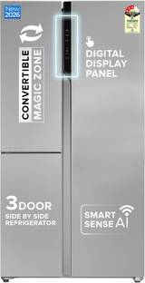 Haier 598 L Frost Free Side by Side 3 Star Refrigerator