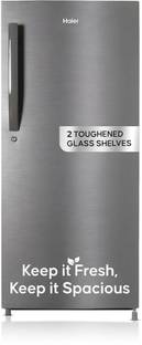 Haier 190 L Direct Cool Single Door 5 Star Refrigerator  with Toughned Glass ShelfLarge Vegetable Box