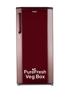 Haier 165 L Direct Cool Single Door 1 Star Refrigerator  with DEFT TechnologyLarge Vegetable Box