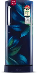 LG 224 L Direct Cool Single Door 5 Star Refrigerator with Base Drawer  with Smart Inverter Compressor,...