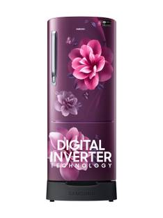 Samsung 183 L Direct Cool Single Door 4 Star Refrigerator with Base Drawer with Digital Inverter