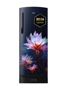 IFB 206 L Direct Cool Single Door 5 Star Refrigerator with Base Drawer with 30 Hrs Cooling Retention,...