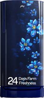 Godrej 183 L Direct Cool Single Door 2 Star Refrigerator  with Jumbo Vegetable Tray and Toughened Glass Shelves