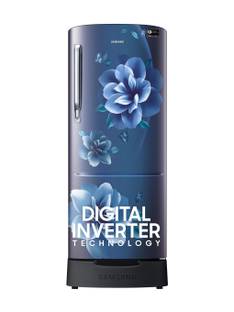 Samsung 183 L Direct Cool Single Door 4 Star Refrigerator with Base Drawer with Digital Inverter