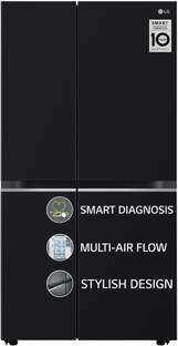 LG 655 L Frost Free Side by Side Refrigerator  with Smart Inverter Compressor, Smart Diagnosis, Expres...