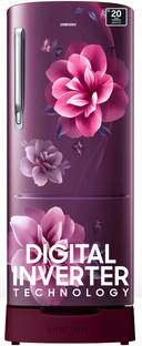 Samsung 183 L Direct Cool Single Door 4 Star Refrigerator with Base Drawer  with Digital Inverter