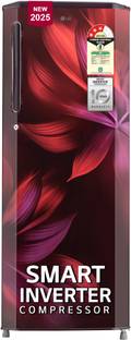 LG 261 L Direct Cool Single Door 3 Star Refrigerator  with with Smart Inverter Compressor, Fast Ice Ma...