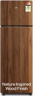 Godrej 244 L Frost Free Double Door 3 Star Refrigerator  with Wood Finish, 30 Days Farm Freshness