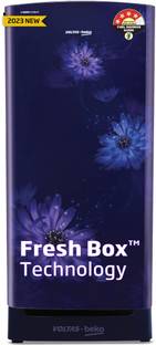 Voltas Beko by A Tata Product 183 L Direct Cool Single Door 4 Star Refrigerator with Base Drawer
