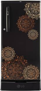 LG 185 L Direct Cool Single Door 3 Star Refrigerator with Base Drawer with Fast Ice Making