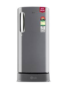 LG 185 L Direct Cool Single Door 5 Star Refrigerator with Base Drawer with Smart Inverter Compressor,...