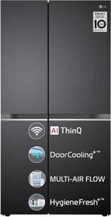 LG 655 L Frost Free Side by Side Refrigerator with Smart Inverter Compressor, AI ThinQ (Wi-Fi), Door ...