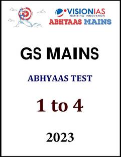 Vision IAS GS Mains Abhyaas 4 Test Series In English 2023