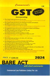 Bare Act - 2024 
 Gst Bare Act ( Updated 1/11/2023)
