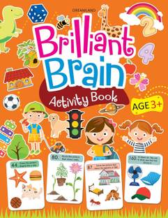 Brilliant Brain Activity Book For Kids Age 3+ Age BY DREAMLAND
