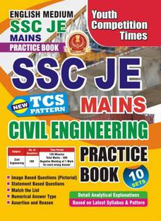 SSC JE MAINS Civil Engineering Practice Book