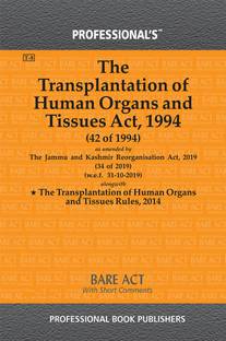Transplantation Of Human Organs And Tissues Act, 1994