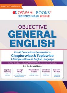 Oswaal Objective General English For All Competitive Examinations Chapter-Wise & Topic-Wise A Complete Book On English Language
