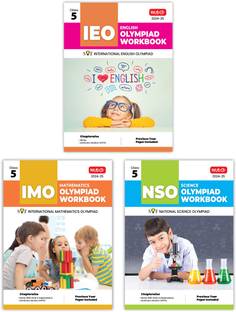 MTG NSO-IMO-IEO (Science, Mathematics & English) Olympiad Workbook Combo Class-5 (Set Of 3 Books) | MCQs, Previous Years Solved Paper & Achievers Section - SOF Olympiad Preparation Books For 2024-25 Exam