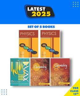 NCERT Class 12 Science Book Set PCB 1.Physics Textbook Part 1 And Part 2 Chemistry Textbook Part 1 And Part 2 Biology Textbook PAPERBACK NCERT 12th CLASS 5 COMBO BOOK ENGLISH MEDIUM Paperback, NCERT Paperback, NCERT|New Latest Edition For 2025-2026