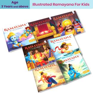 Ramayana Books For Kids | Vol. 1 To 7 | Mythology Story Books For Kids | Bedtime Stories In English - Colourful Pictures | Moral Stories Books For Kids | Pack Of 7 Books