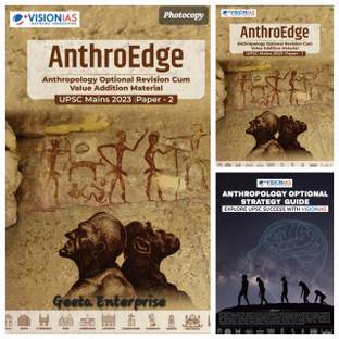 Vision IAS Anthropology Optional Value Added Material Bk/Wh Photocopy