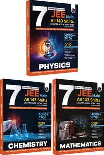 JEE Main 7 Years (2019-2025) Physics, Chemistry, Mathematics PYQs Combo Set Of 3 Books For 2026 (Paperback, Phyiscs Wallah)