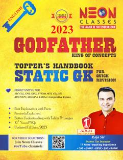 Neon Classes Static GK Godfather Topper's Handbook For All Exams - English - 2023