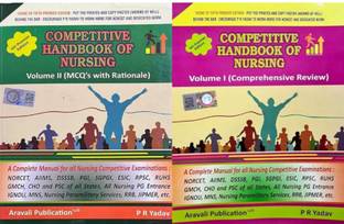 Competitive Handbook Of Nursing English Aravali Publication Pr Yadav Combo