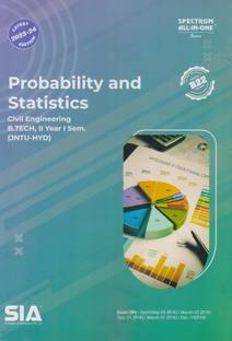 Probability And Statistics B.tech II-Year I-Sem Civil Engineering Jntu-Hyd Latest 2023-24 Edition