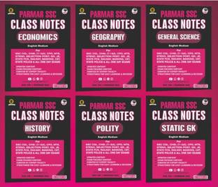 Parmar SSC Class Notes For Polity, Static GK, History, Geography, General Science, Economics Combo Set (English Medium) (Paperback, Parmar Sir)