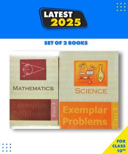 NCERT Exemplar Problems Mathematics And Science For Class 10 -Set Of 2 Books Paperback, NCERT Publications|New Latest Edition For 2025-2026