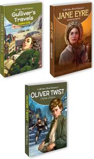 Gilliver's Travels, Jan Eyre, Oliver Twist | Set Of 3 All Time Great Classics By Sawan