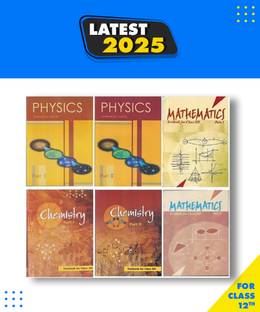 NCERT Class 12th (PCM) PART 1 & 2 Physics, Chemistry And Mathematics Paperback NCERT In English MEDUIM EDITION (Paperback, NCERT)