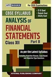 Apc Analysis Of Financial Statements Class XII, Part-B (Including Project Work) 2026